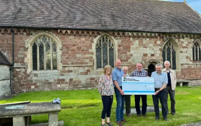 Council’s visit and support to St Mary’s Church in Edstaston