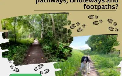 Who is responsible for maintaining pathways, bridleways and footpaths?