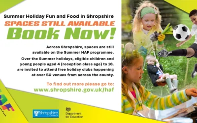 Places still available Summer HAF & 12+ Free Gym Membership