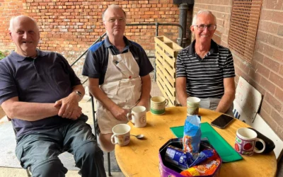 Clerk Visits Men in Sheds