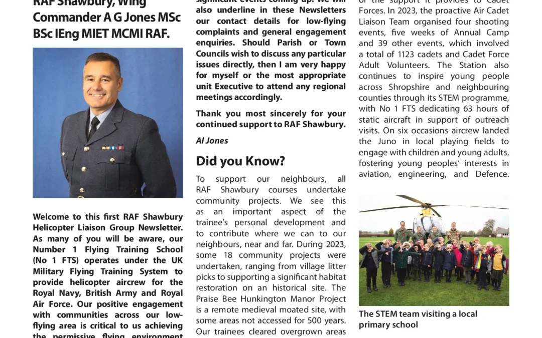 Helicopter Liaison Group Newsletter